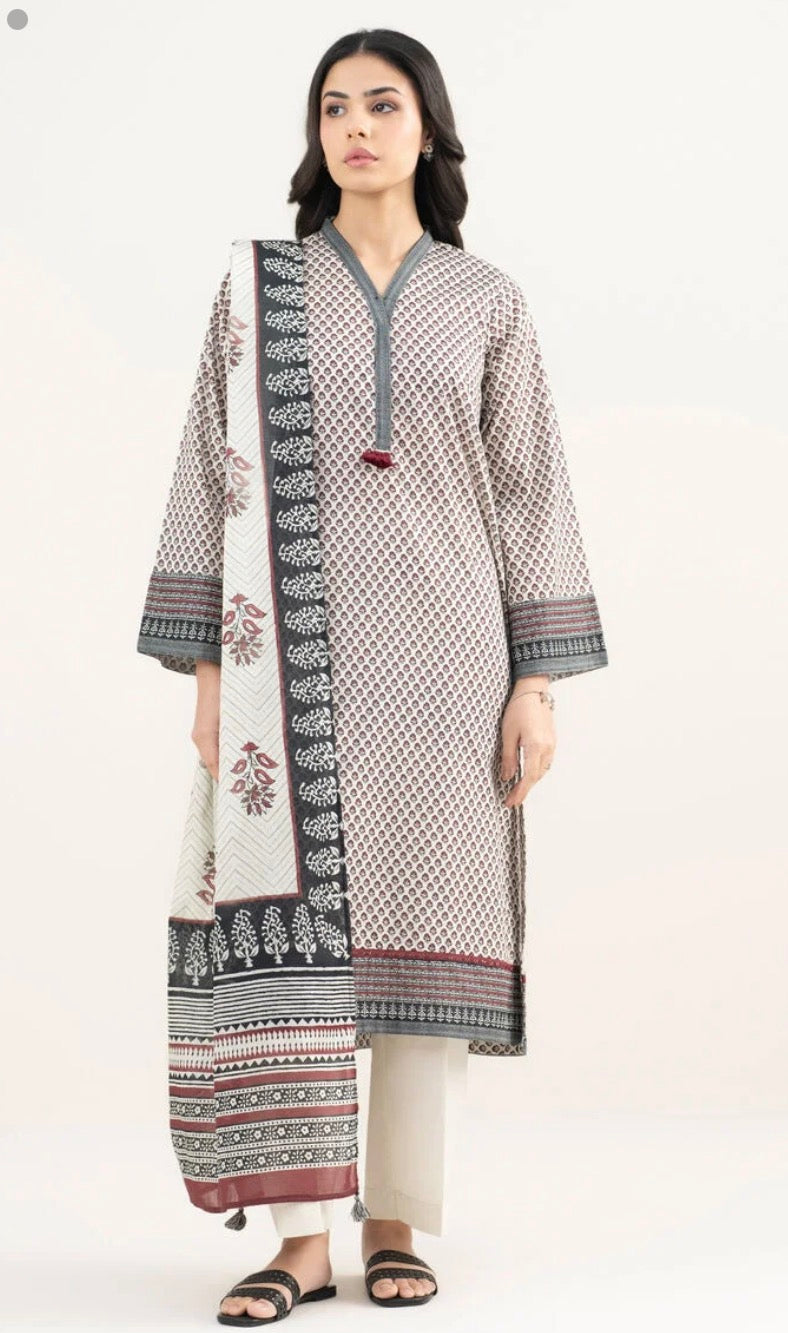 3 PIECE - PRINTED LAWN SUIT